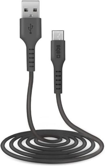 SBS 2m Regular USB 2.0 to micro USB Cable (TECABLEMICRO2K)
