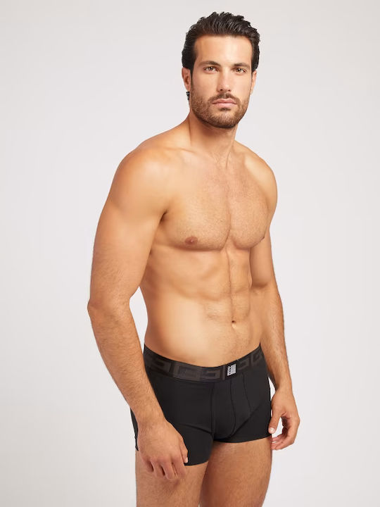 Ανδρικά Μποξεράκια Olive/Black με Σχέδια 3Pack