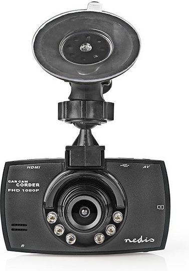 Nedis Camera DVR Auto 1080P cu Ecran 2.7" pentru Parbriz cu ventuză de aspirație