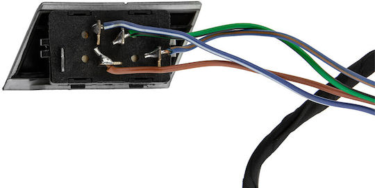 NTY Car Door Lock Switch for Audi A6 C5 1997-2005 Black