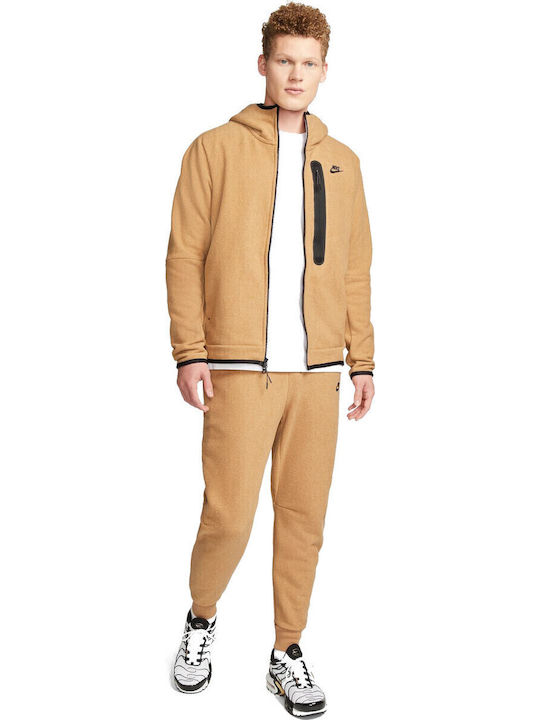 Sportswear Tech Fleece Sweatshirt mit Kapuze Beige