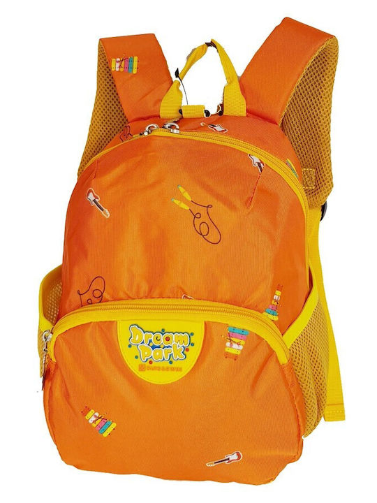 Suissewin Dreampark School Bag Backpack Kindergarten in Orange color