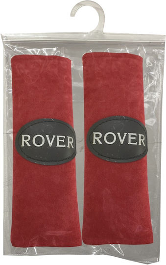 Race Axion Set of 2pcs Car Seat Belt Pads Red Rover 21x7.5cm