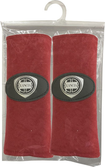 Race Axion Autositzgurt-Pads Lancia​ 21x7.5cm Rot 2Stück