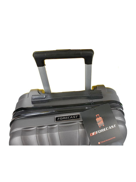 Forecast -20 Cabin Hard Gray Travel Suitcase with 4 Wheels Height 55cm