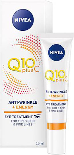 Nivea Q10 Plus C Κρέμα Ματιών για Αντιγήρανση , Μαύροι Κύκλοι & Ανάπλαση 15ml