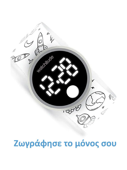 Watchitude Παιδικό Ψηφιακό Ρολόι Color Me Πολύχρωμο