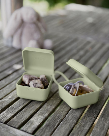 Bibs Pacifier Case Plastic Petrol