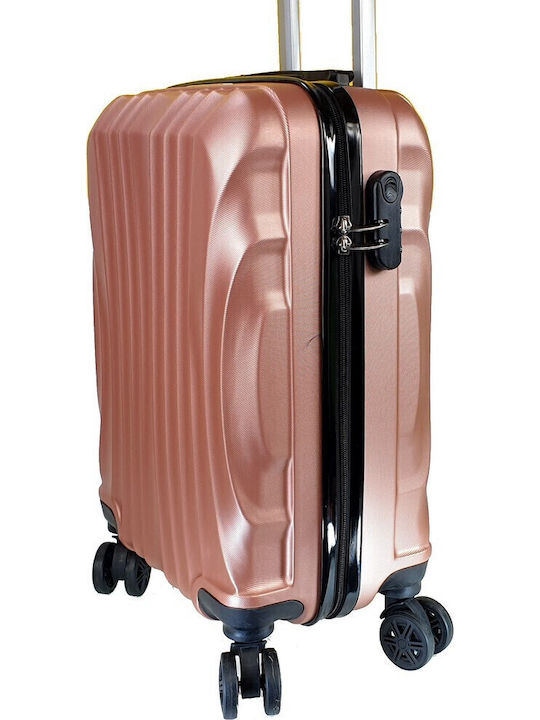 Forecast P009-20 Kabinenreisekoffer Hartschalen Rose Gold mit 4 Räder Höhe 55cm