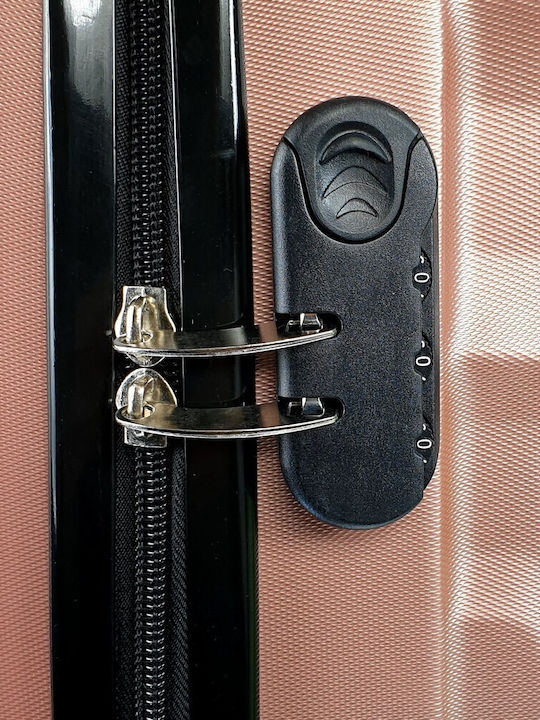 Forecast P009-20 Kabinenreisekoffer Hartschalen Rose Gold mit 4 Räder Höhe 55cm