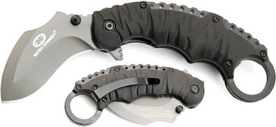 WithArmour Eagle Claw Karambit Black with Blade made of Stainless Steel in Sheath