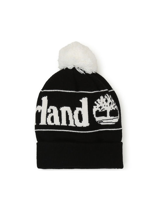 Timberland Kids Beanie Knitted Black