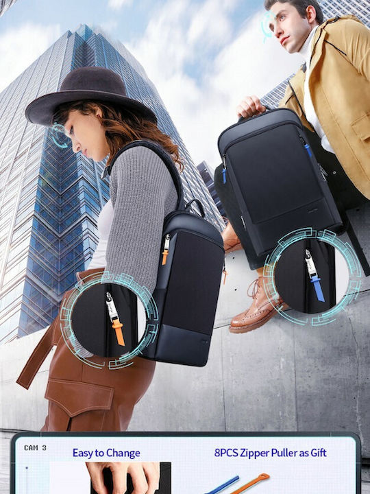 Bopai Wasserdicht Tasche Rucksack für Laptop 17" in Schwarz Farbe 61-85011