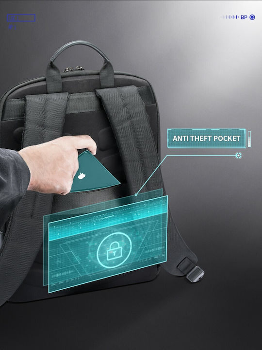 Bopai Wasserdicht Tasche Rucksack für Laptop 17" in Schwarz Farbe 61-85011