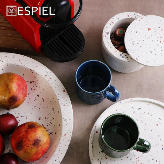 Espiel Decorative Bowl White 36x36x5cm Espiel Decorative Bowl White 36x36x5cm
