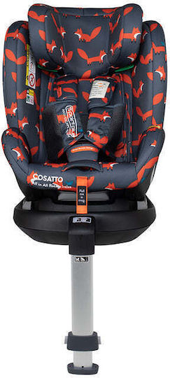 Cosatto All in All Rotate Baby Car Seat i-Size with Isofix Charcoal Mister Fox