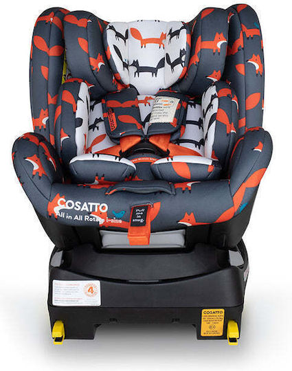 Cosatto All in All Rotate Baby Car Seat i-Size with Isofix Charcoal Mister Fox