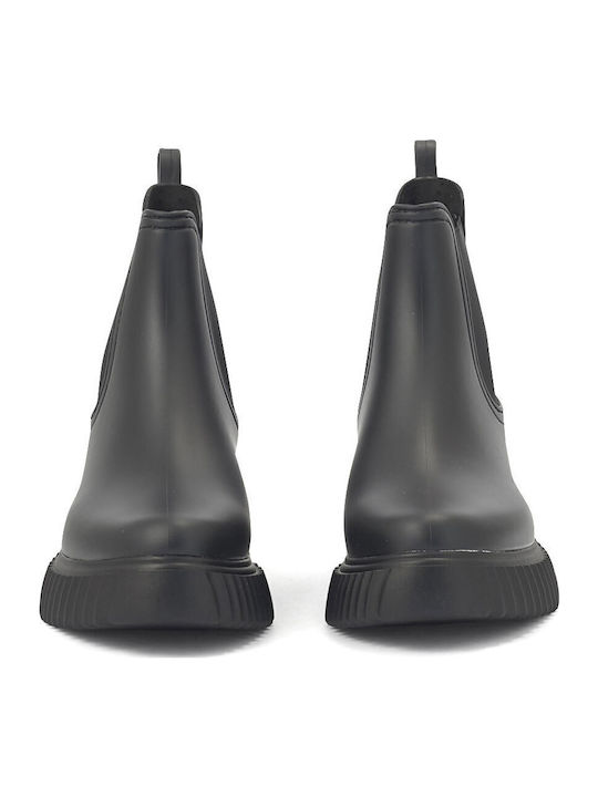 Women's Short Wellies Black