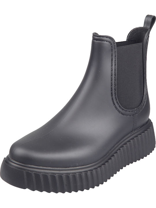 Women's Short Wellies Black