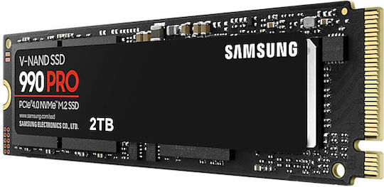 Samsung 990 PRO SSD 2TB τύπου M.2 με σύνδεση PCI Express 4.0 (PS5 Compatible) MZ-V9P2T0BW