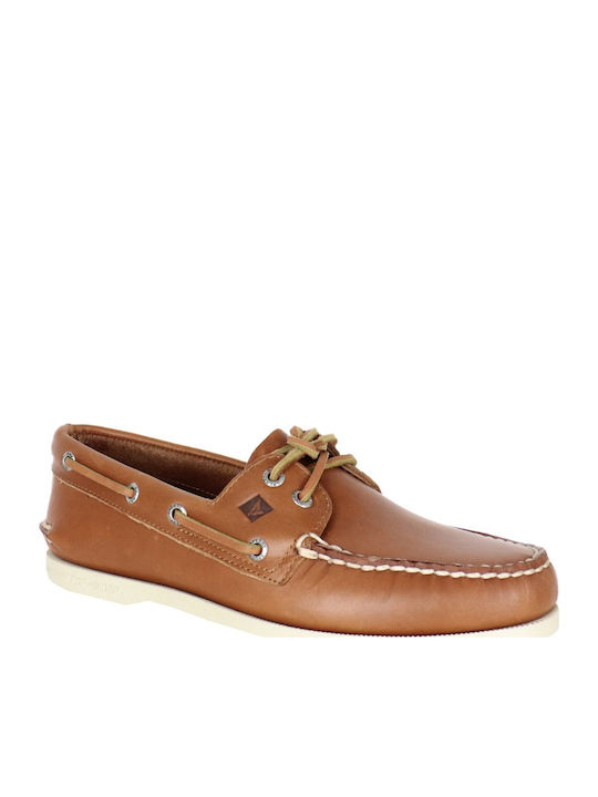 Δερμάτινα Ανδρικά Boat Shoes Tan