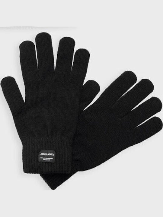 Set with Beanie Knitted in Black color