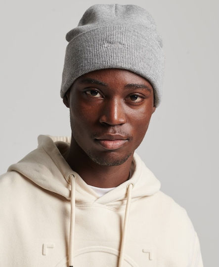 Vintage Classic Beanie Unisex Căciulă Tricotată Gri