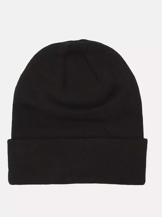 Thar Beanie Ανδρικός Σκούφος με Rib Πλέξη σε Μαύρο χρώμα