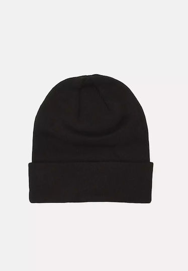 Thar Beanie Männer Beanie mit Rippstrick in Schwarz Farbe