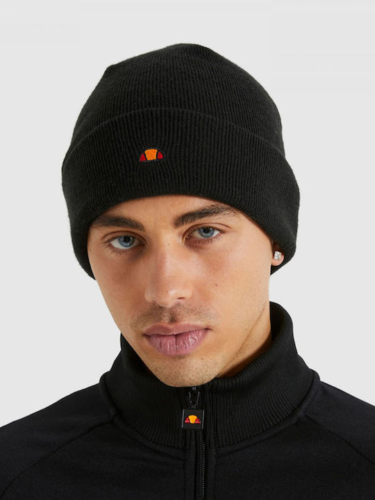 Thar Beanie Ανδρικός Σκούφος με Rib Πλέξη σε Μαύρο χρώμα