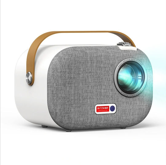 BlitzWolf V2 Mini Projector DLP Full HD Λάμπας LED με Wi-Fi και Ενσωματωμένα Ηχεία POAS794874