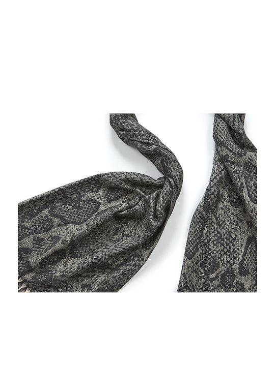 Verde 06-1024 Women's Wool Scarf Black