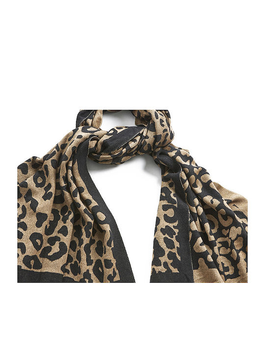 Verde Women's Wool Scarf Black