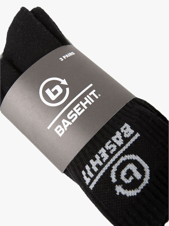 Basehit Basehit Monochrom Socken Schwarz 3er Pack Basehit Basehit Monochrom Socken Schwarz 3er Pack