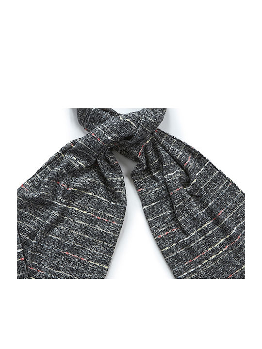 Verde 06-0994 Women's Wool Scarf Black