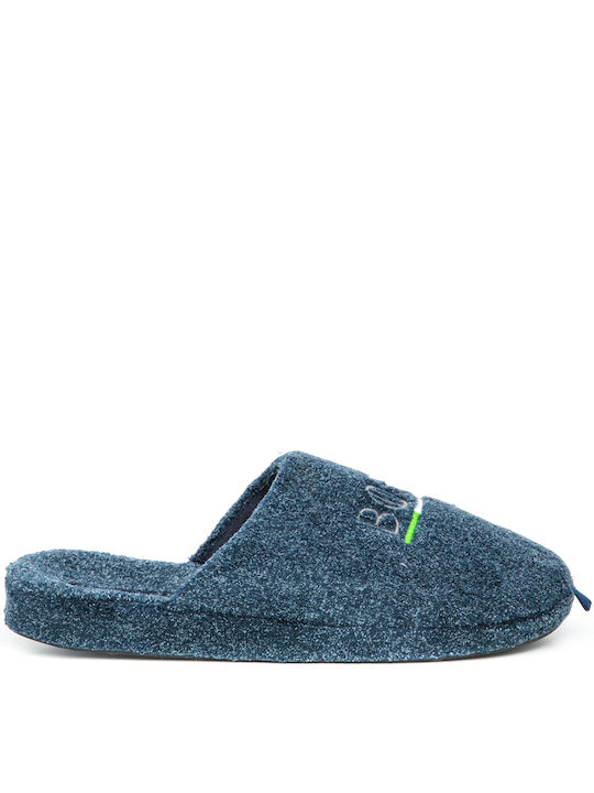 Adam's Shoes Men's Slipper Blue