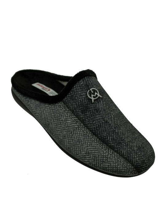 Adam's Shoes Men's Slipper Black