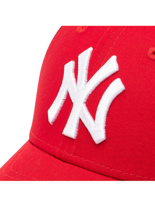 New Era Pălărie Copii Jockey Țesătură League Basic Roșie