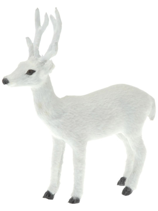 JK Home Decoration Christmas Plastic Figure Reindeer Height 15cm (Μiscellaneous Designs)