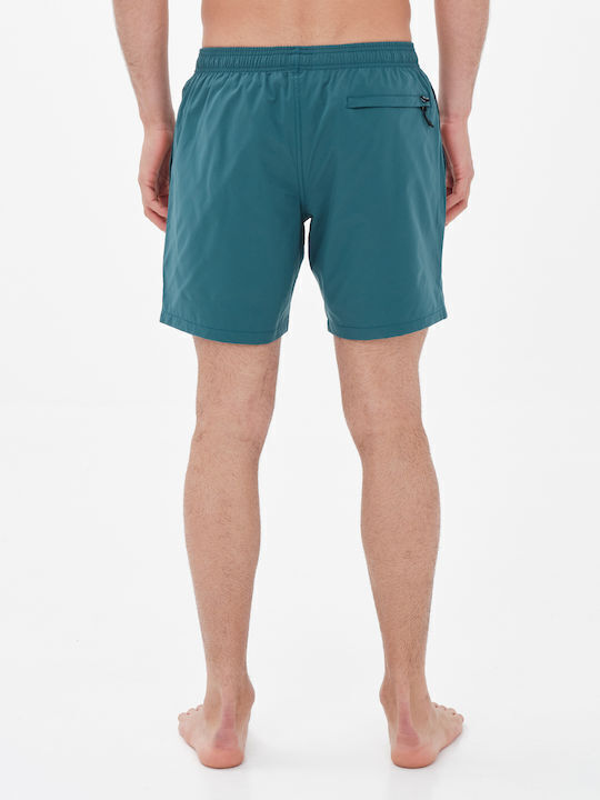 Double Men's Swimwear Shorts Light Blue