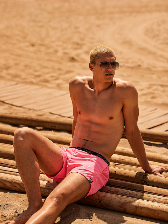 Simon Men's Swimwear Shorts Pink
