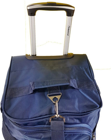 Diplomat Sack Voyage Back 46lt Navy Blue with Wheels Fabric