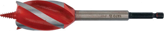 Yato Four-Cut Drill 20mm with Hexagonal Shank for Wood 20mm