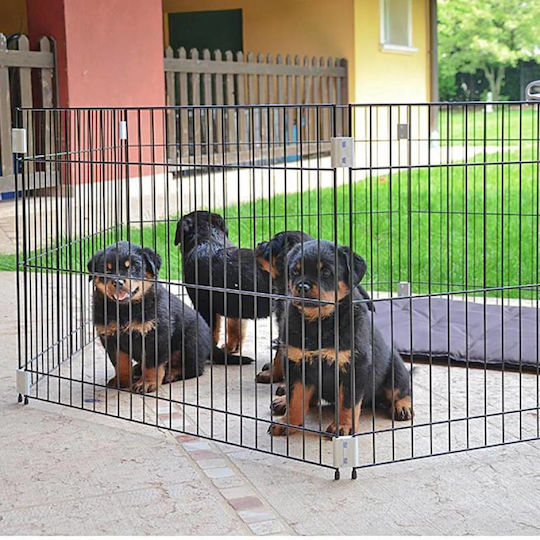 Ferplast Metallic Foldable Dog Park Black 80 x 80 x 62cm