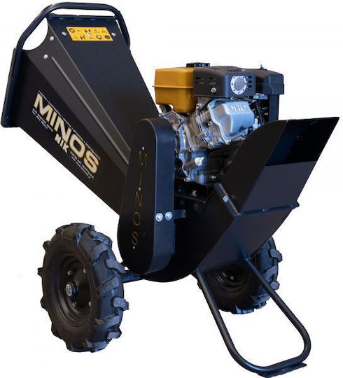 Minos Nik Mini Astschredder Benzin mit Robin Motor Boden