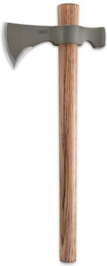 Columbia River Knives Chogan Tomahawk Axt Aufteilung Länge 48.5cm und Gewicht 947gr mit Holzgriff