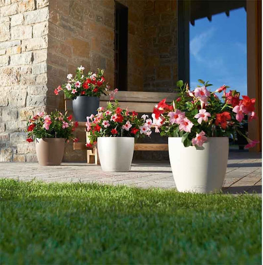 Lechuza Classico Self-watering Pot Plastic White 34.5x34.5x32.5cm.