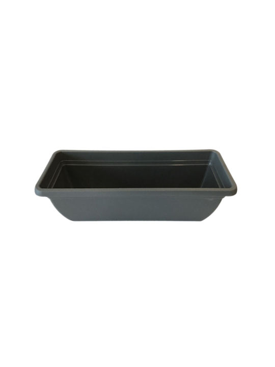 Micplast Mojito 60 Planter Box 60x17cm în Culoare Gri 018.076003