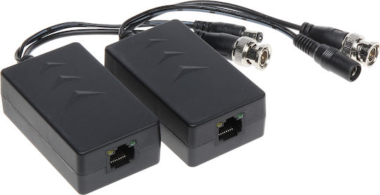 Dahua Video Balun Συστημάτων CCTV 4MP με τροφοδοσία ρεύματος PFM801-4MP