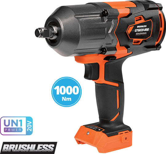 Krausmann U76020-14SΒ Безчетков Ударен гайковерт 1x4Ах с Приемник 1/2"